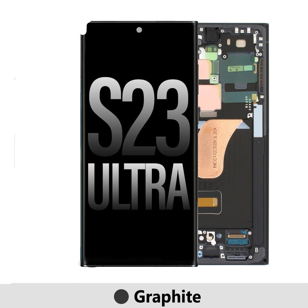 Yellow-Samsung Galaxy S23 Ultra 5G S918B OLED Screen Replacement-Graphite Yellow-Samsung Galaxy S23 Ultra 5G S918B OLED Screen Replacement-Graphite